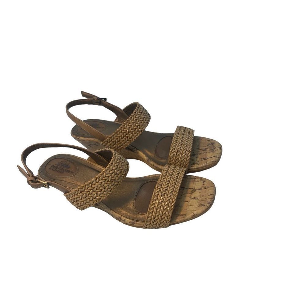 Life stride memory foam wedge heels
